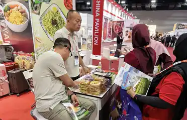 Dongyang Food Instant Noodle Block at Malaysia Halal Exhibition